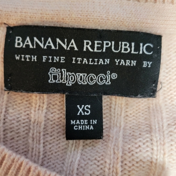 Banana Republic sweater with filpucci yarn long sleeve size extra small - Picture 6 of 7